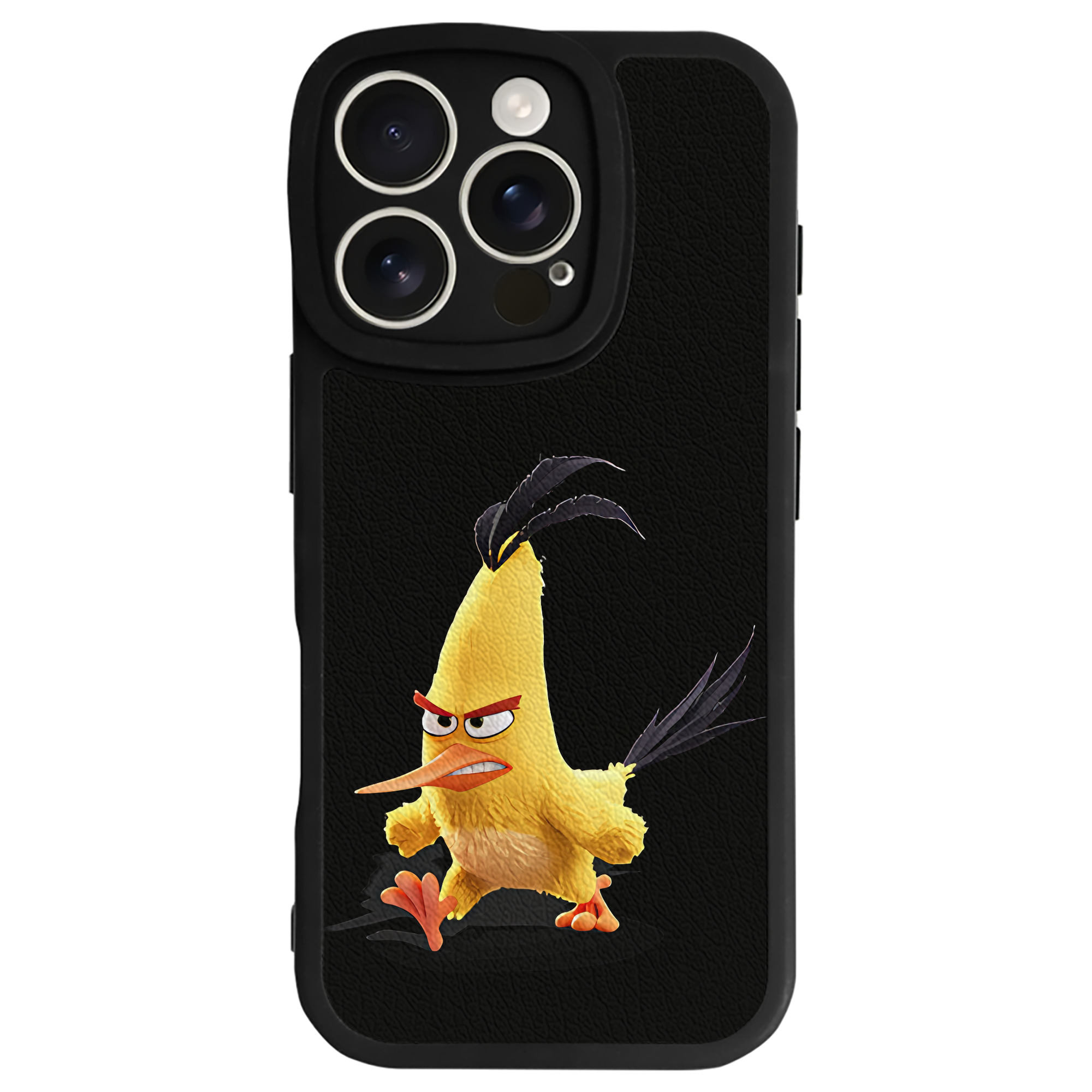 （画像用） Angry Birds アングリーバード 【iPhone 16シリーズ対応】シリコンスマホケース（レザー調） 材質：シリコン